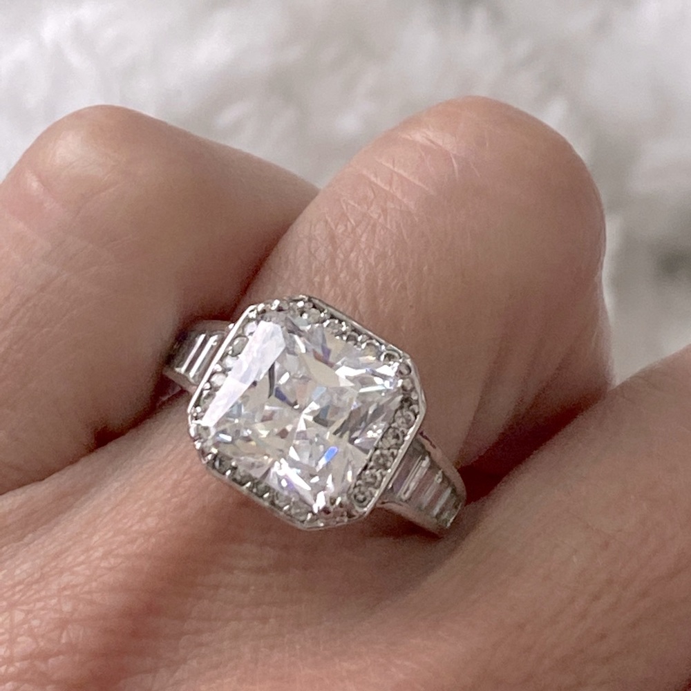 Square Cut Silver